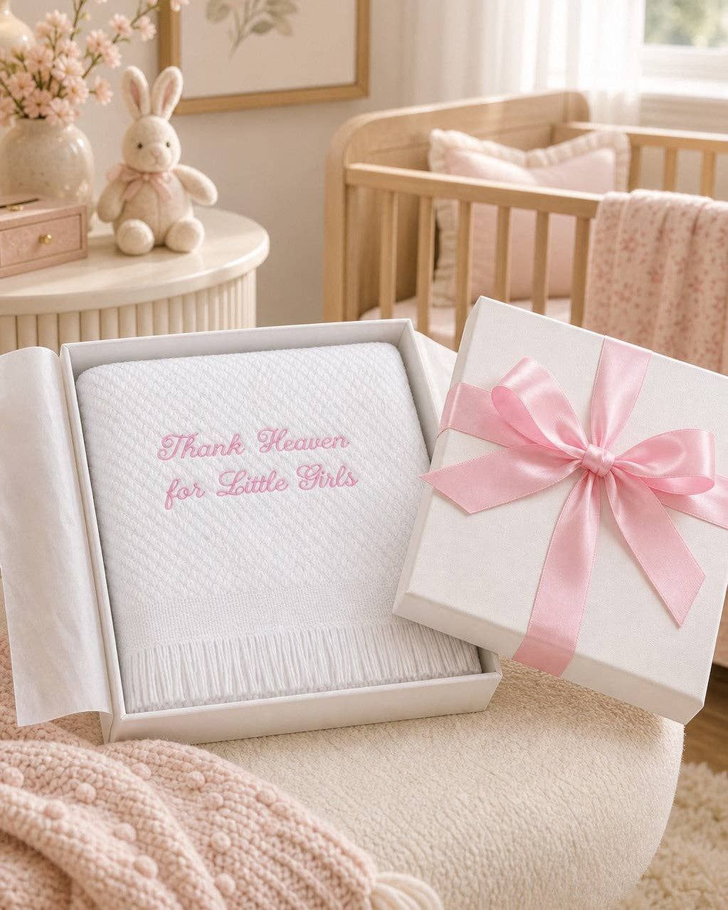 Julius Berger Thank Heaven For Little Girls Blanket