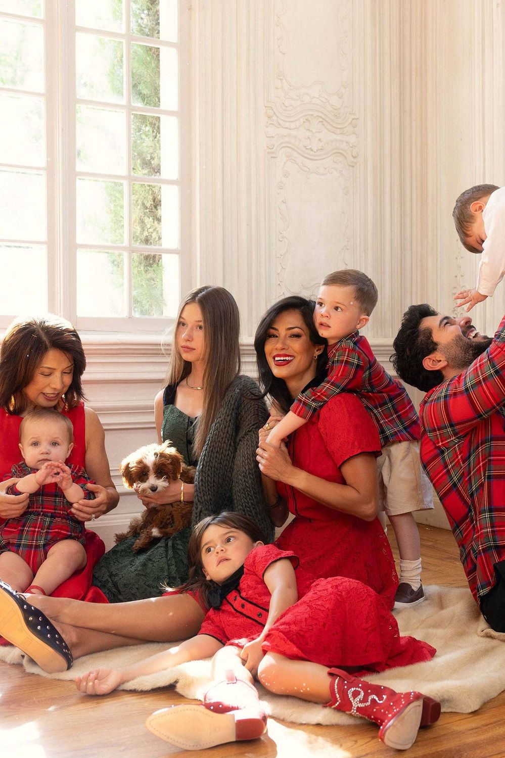 Boys John Shirt in Holiday Plaid