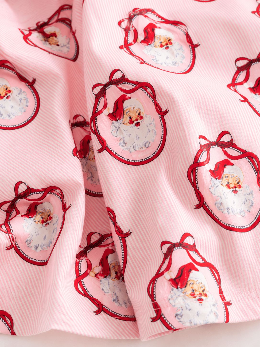 Vintage Santa Christmas Twirl Dress