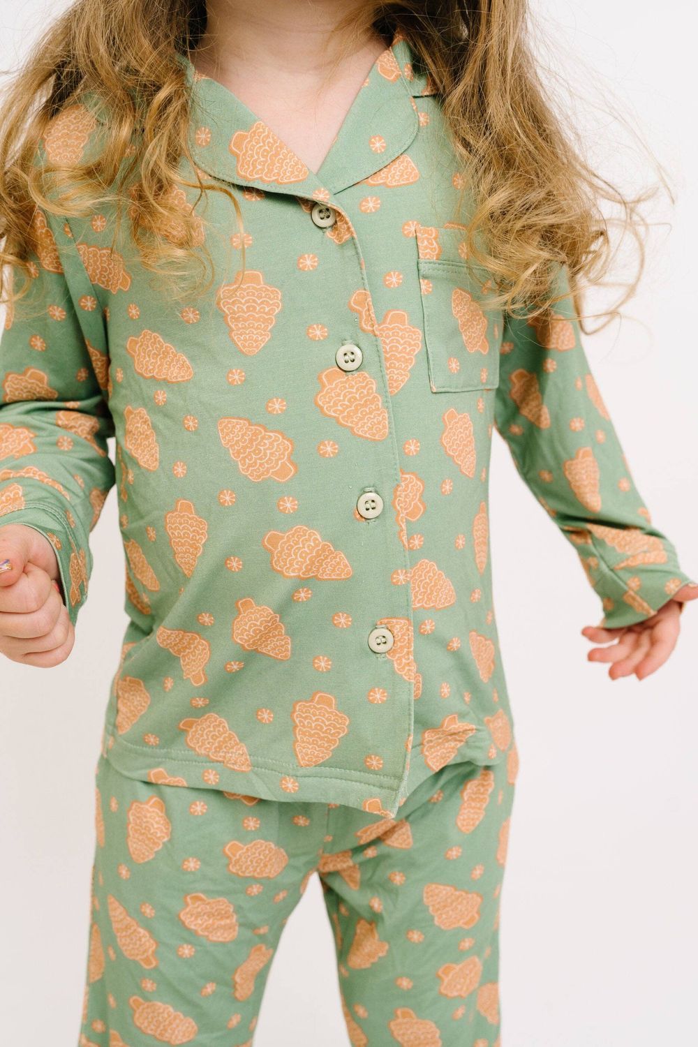 Christmas Cookies Button Up Bamboo Set