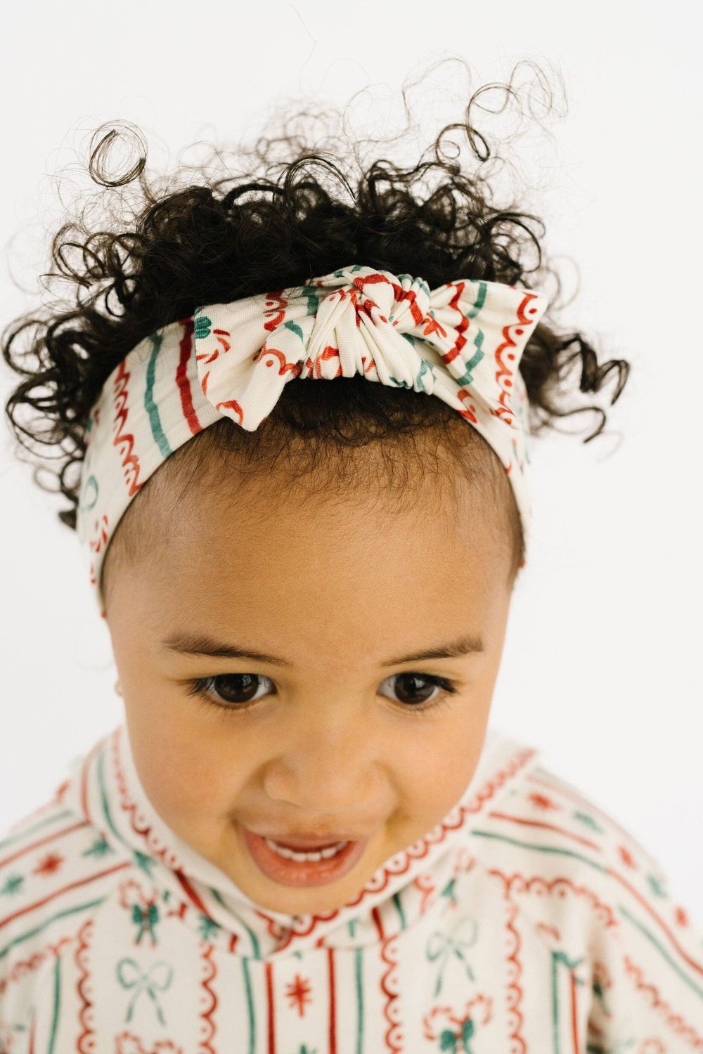 Christmas Dainty Bow Bamboo Headband