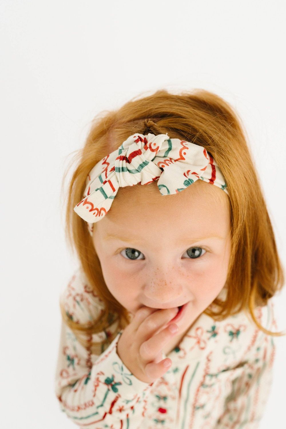 Christmas Dainty Bow Bamboo Headband