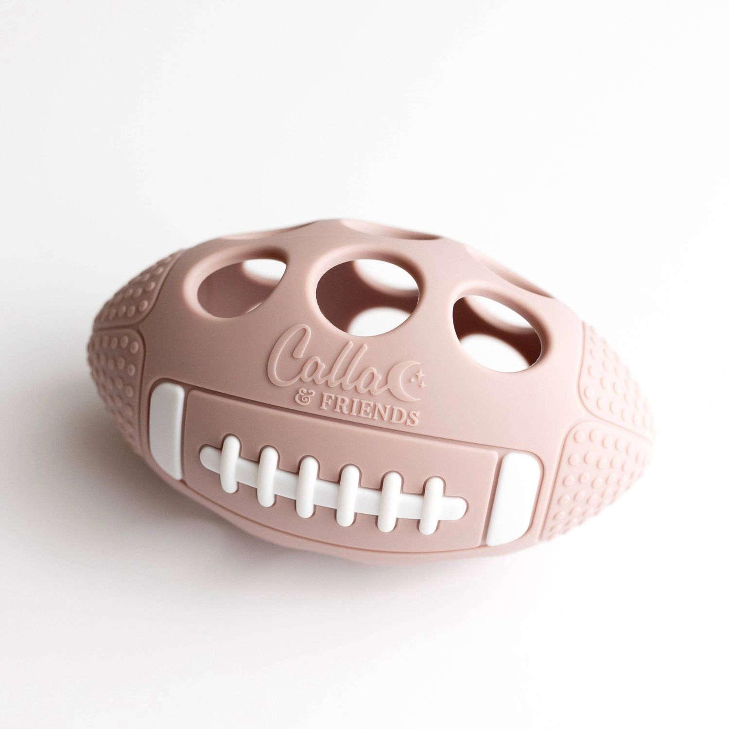 Touchdown Silicone Teether, Title: Petal Pink