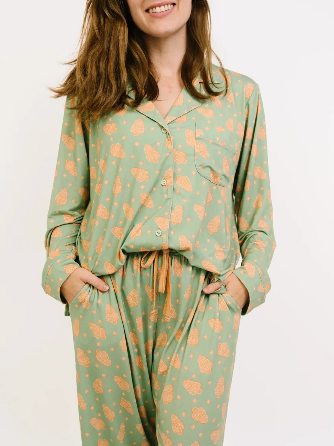 Christmas Cookies Women's Bamboo Pajama Set