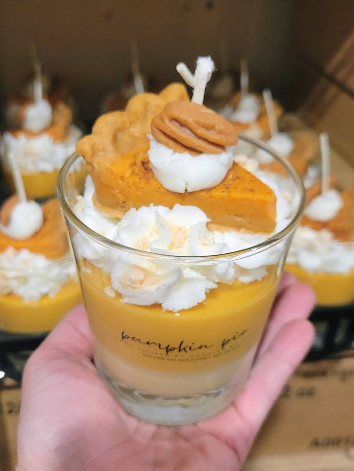 Dessert Candle Pumpkin Pie Soy Tumbler