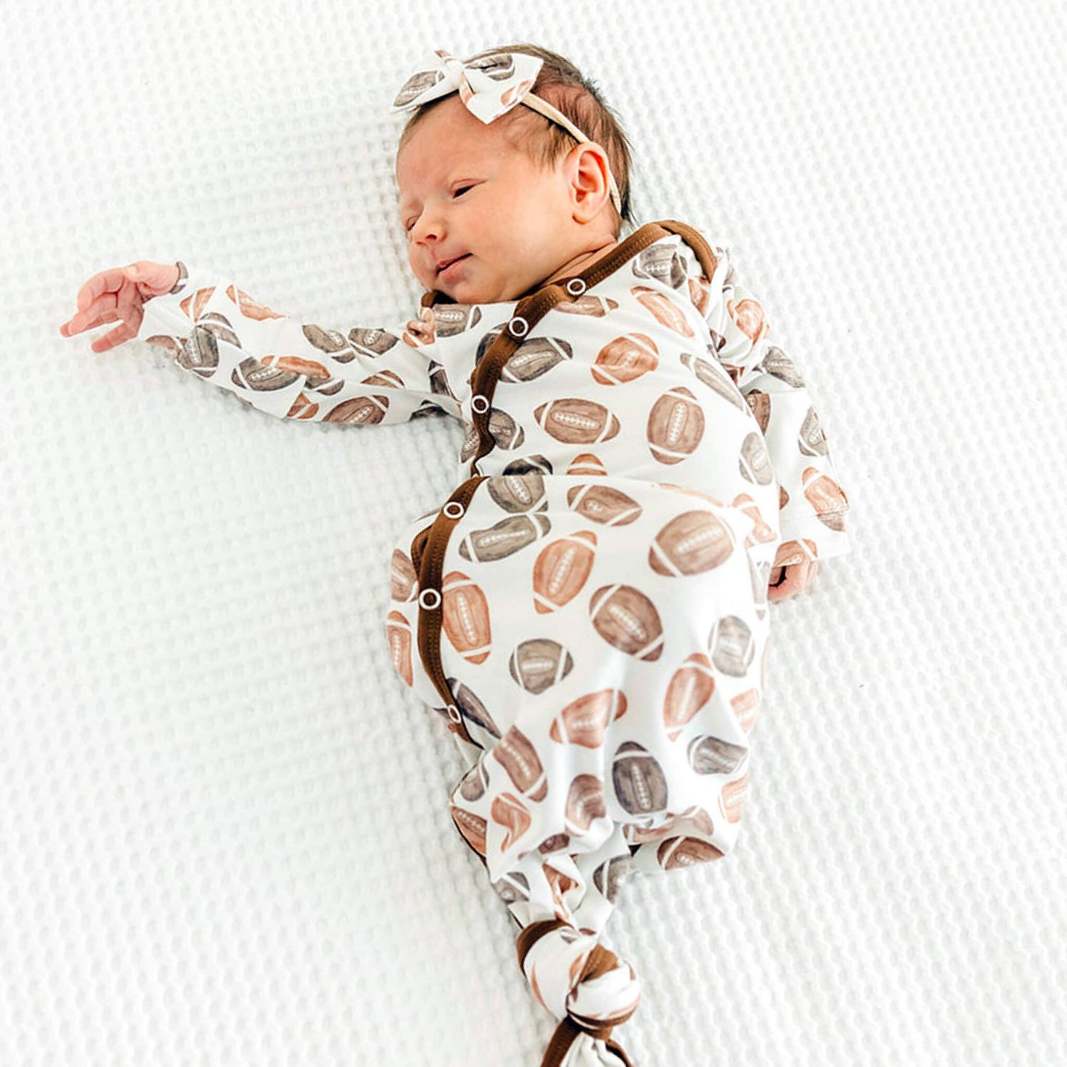 Newborn Knotted Gown - Blitz