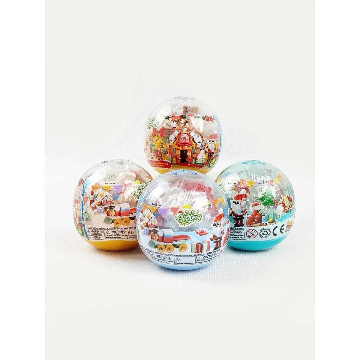 Christmas Dessert House Building Block Toy, Color: MIX COLOR, Size: ONE(12)