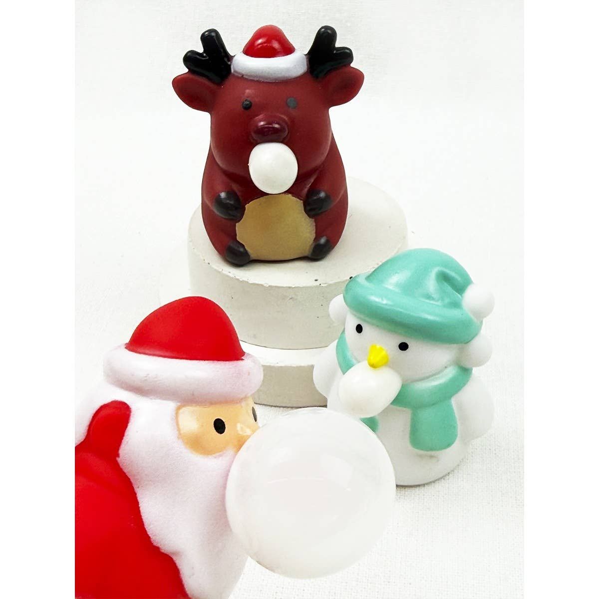 Blow Bubble Cute Christmas Character Squishy, Color: MIX COLOR, Size: ONE(12)