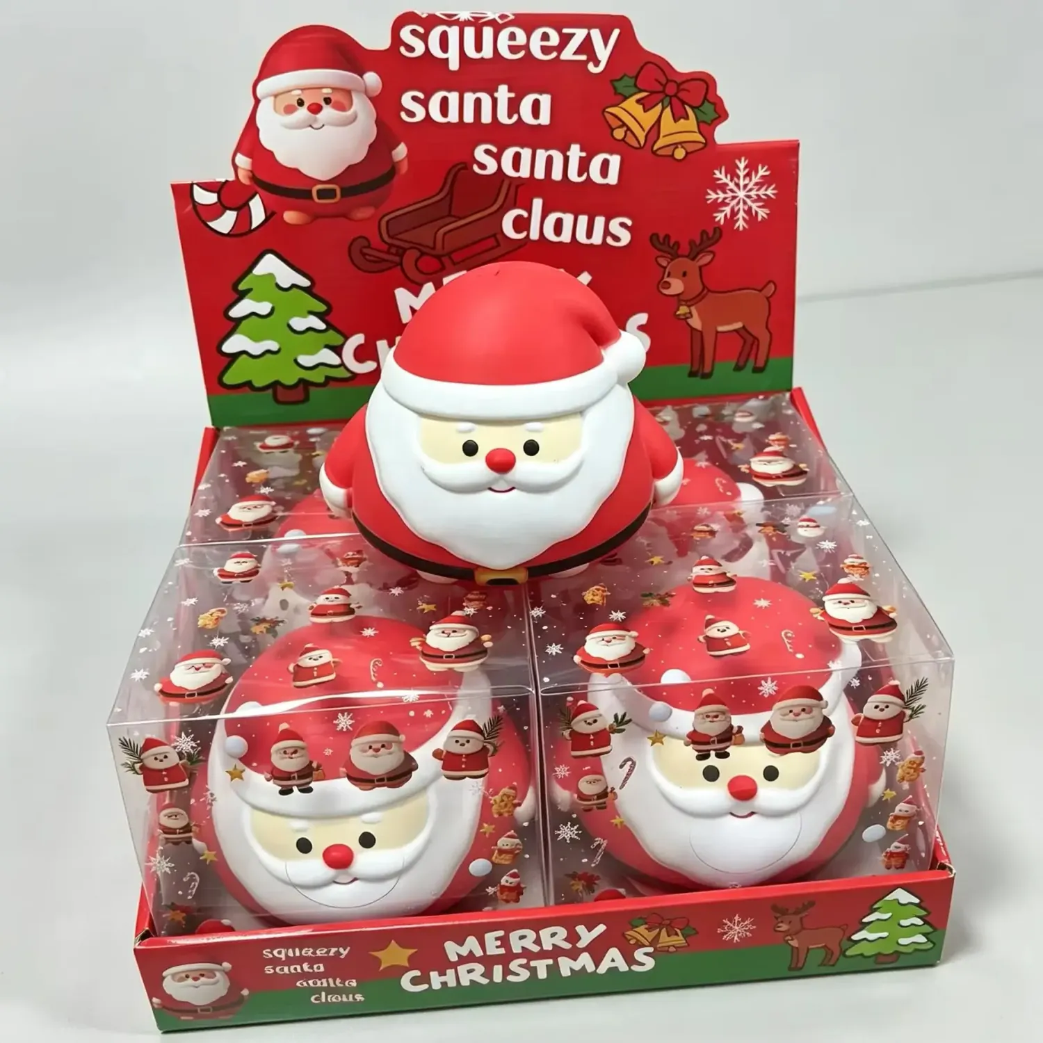 Christmas Santa Squishy Toy + Flour Filling