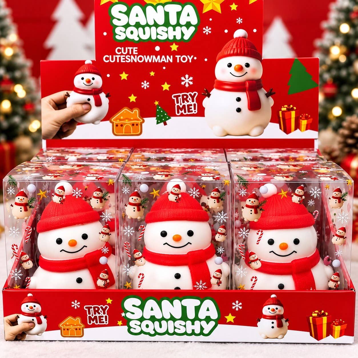 Christmas Snowman Slow-Rise Squishy Toy