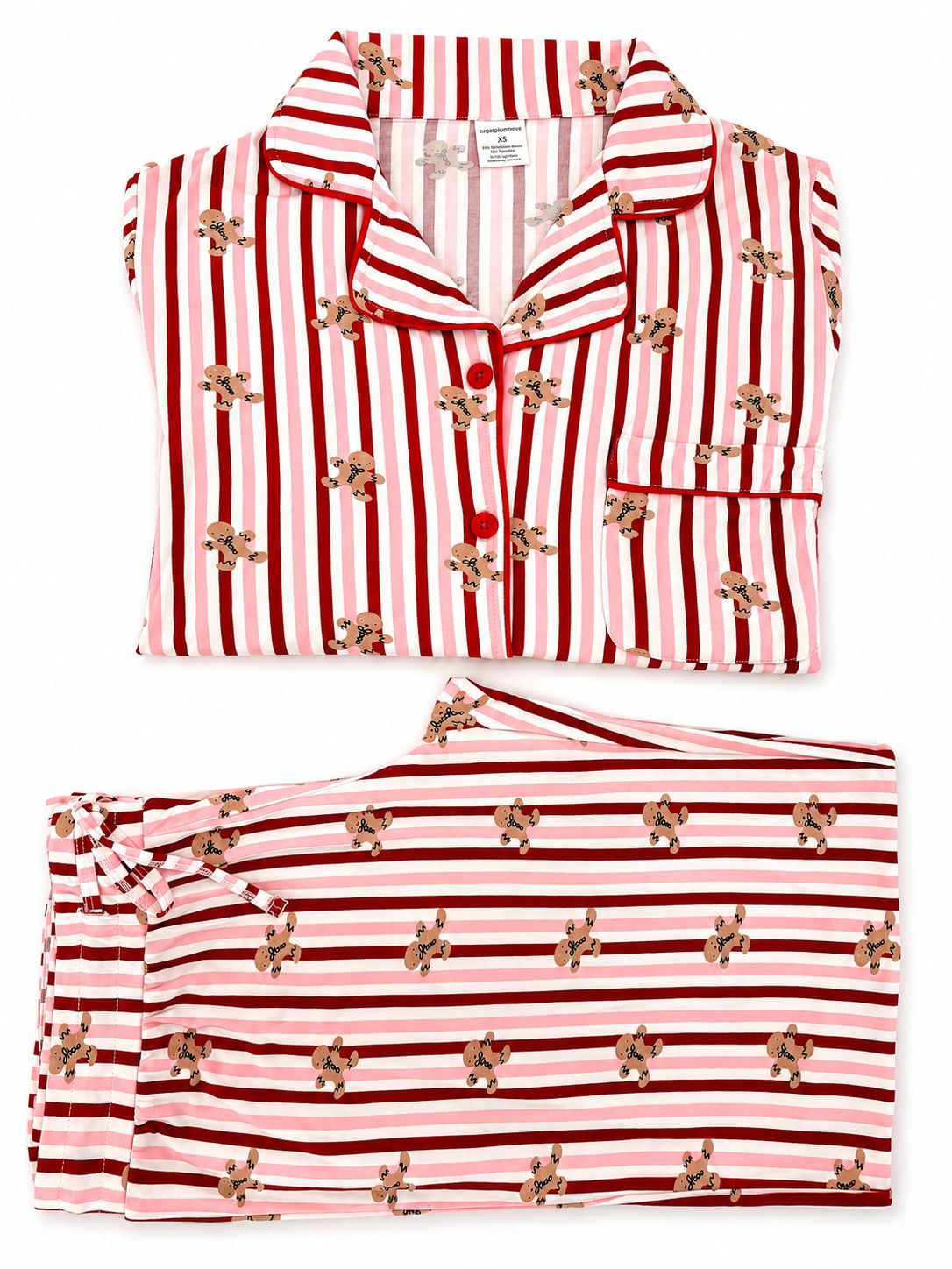 Women's Lounge Set, Gingerbread Lane Pink