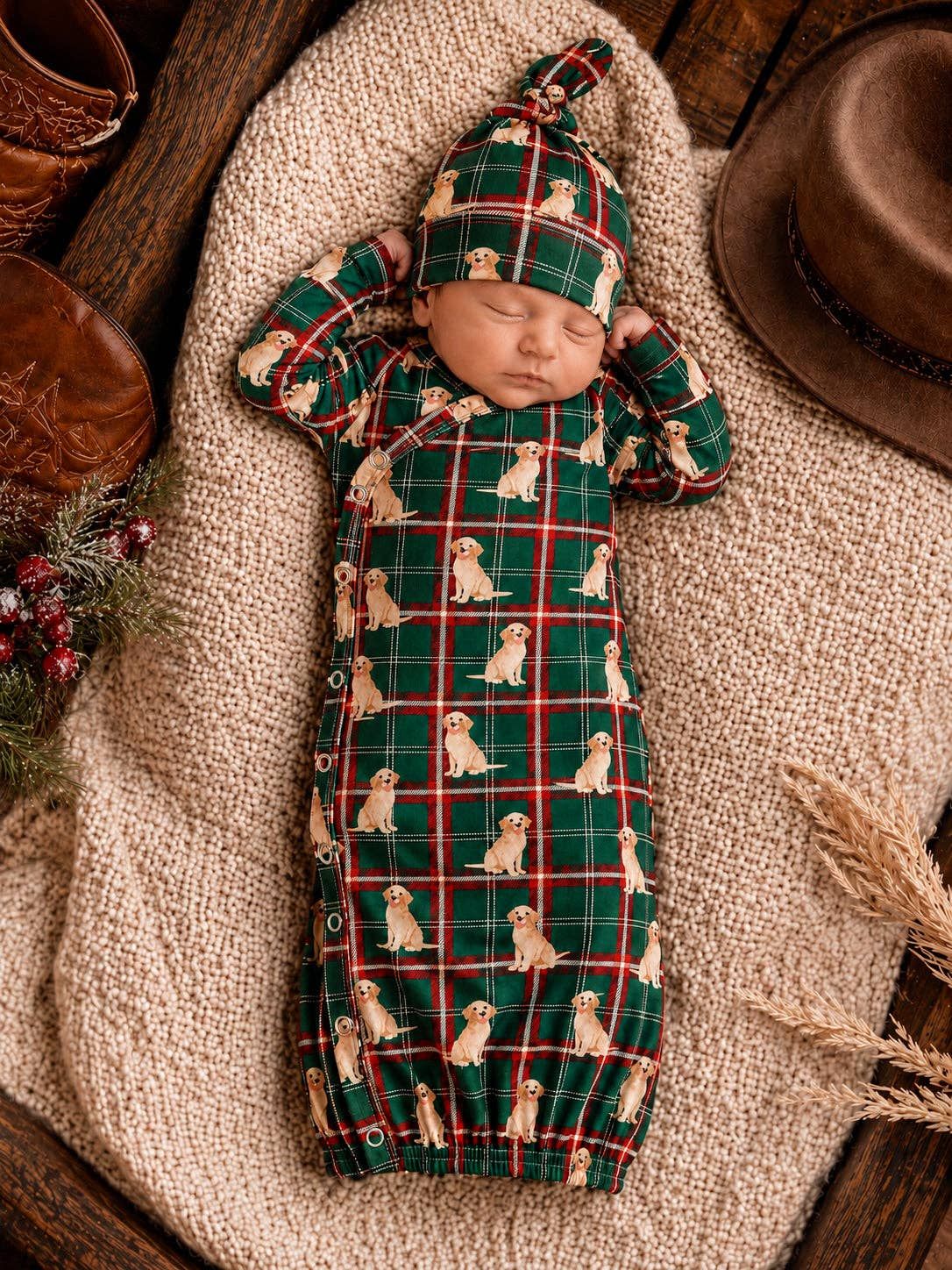 Gown, Country Christmas Retrievers