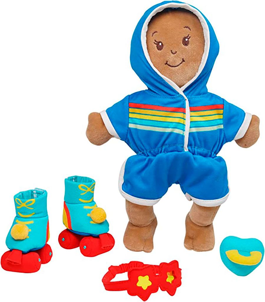 Wee Baby Stella Rainbow Roller Doll