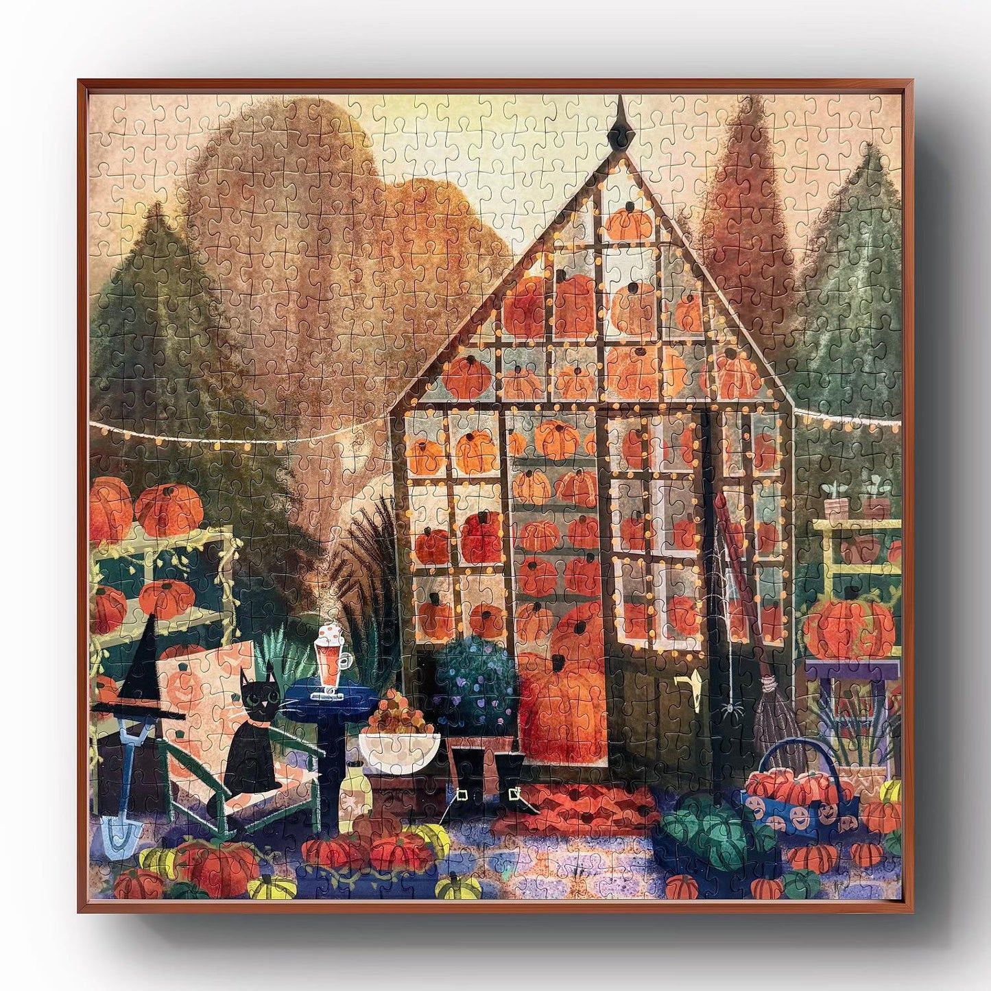 Pumpkin Garden 500 Piece Puzzle