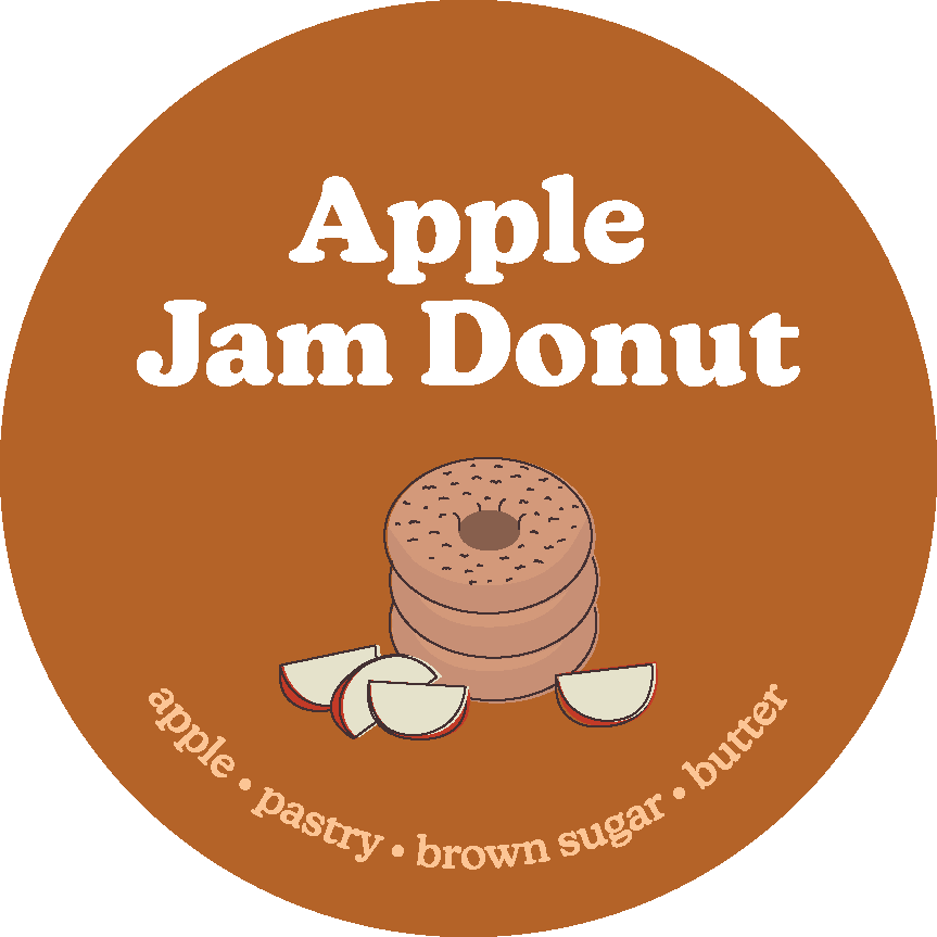 Apple Jam Donut Wax Melts - Eco Tin (4 oz)