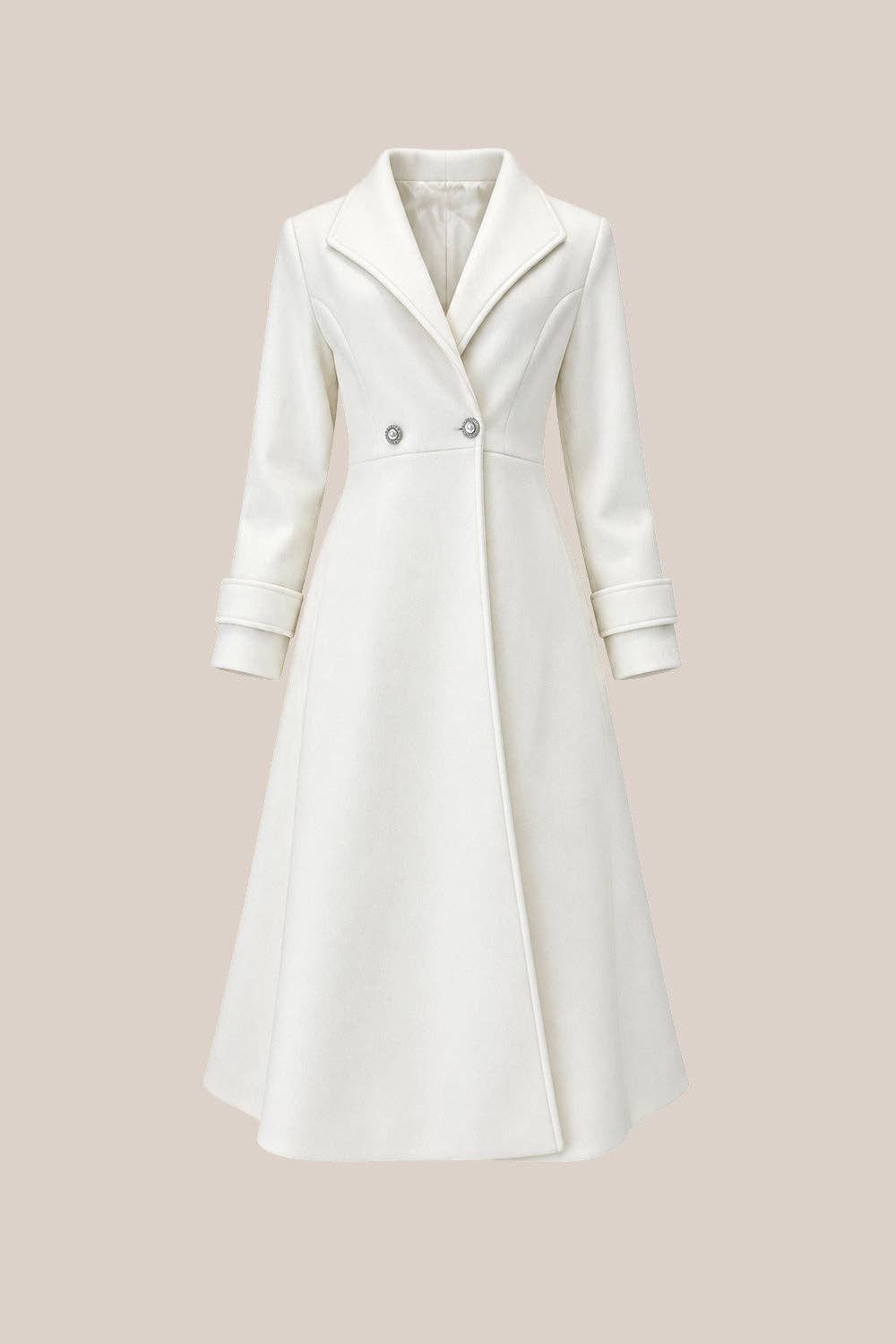 Della Coat in Cream