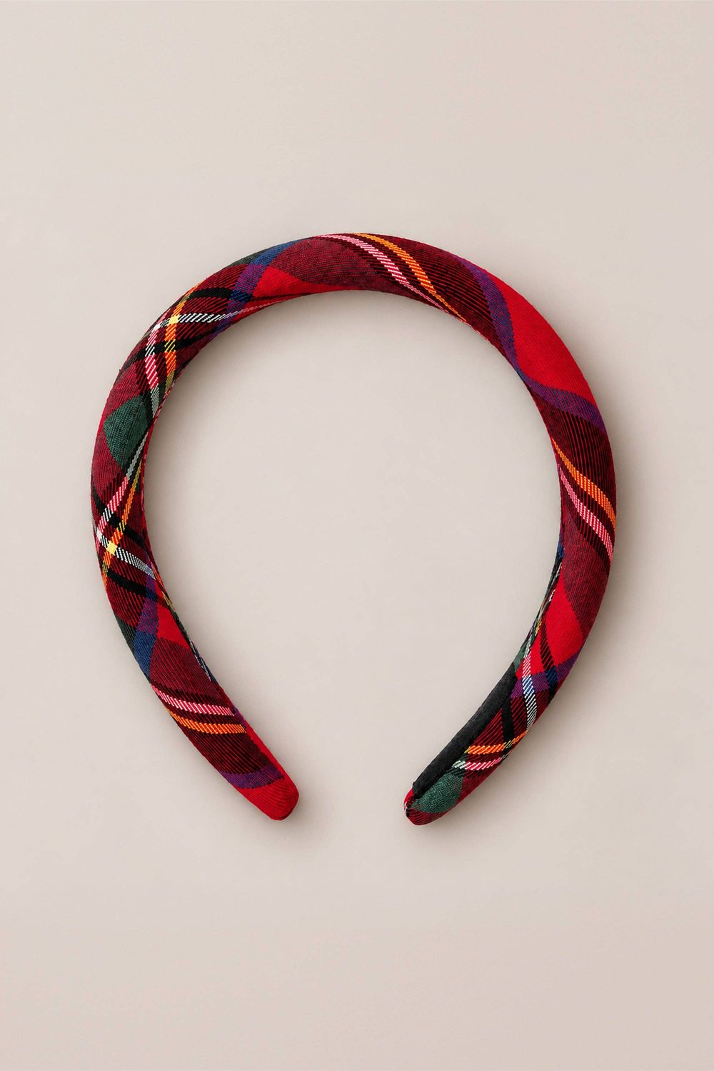 Hair Bows in Holiday Plaid, Size: HEADBAND