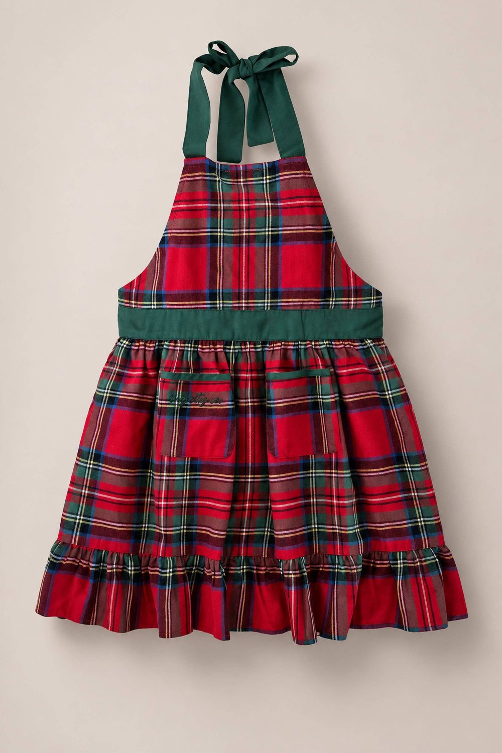 Ivy Apron in Holiday Plaid, Size: Mini