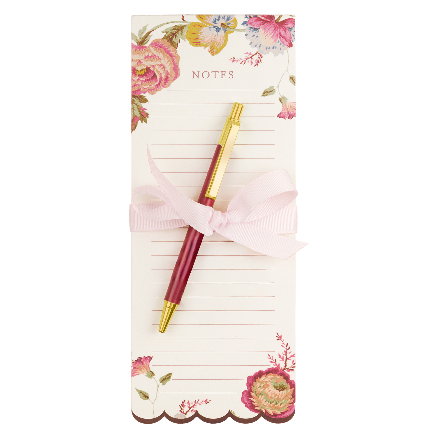 Laura Ashley Romantic Cottage Floral List Pad with Pen