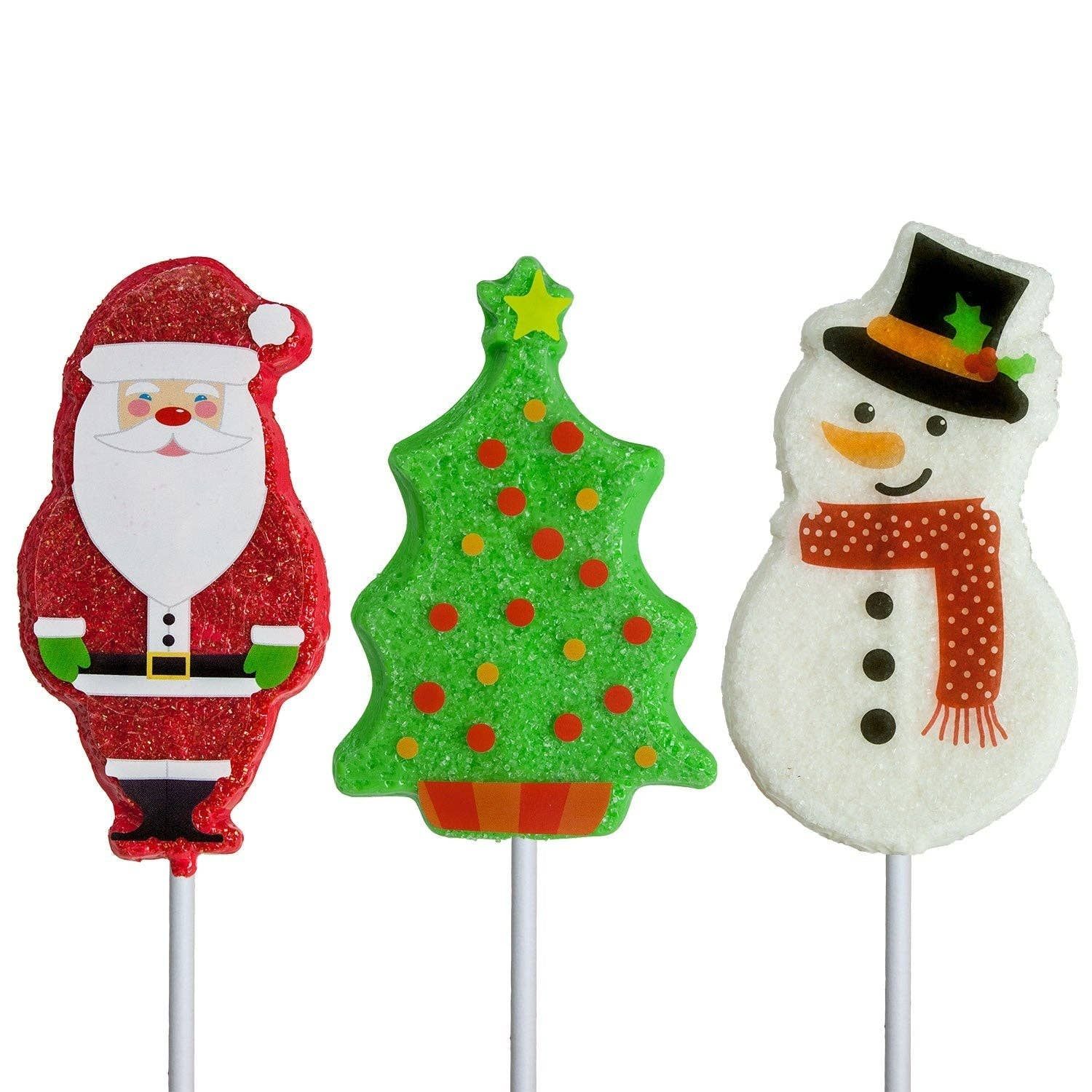 Sweet Holiday Lollipops - Choice of, Style: Snowman