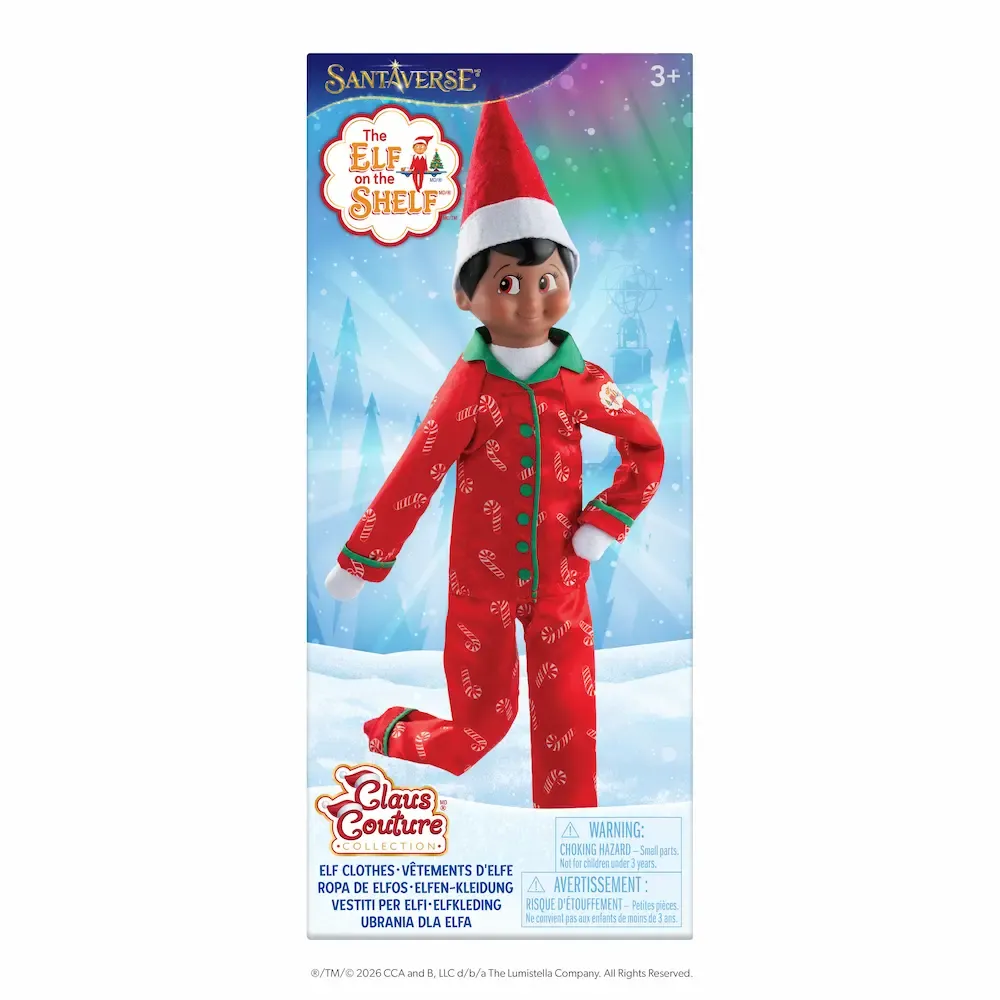 Candy Cane Couture Elf Pajama Set | Claus Couture Collection