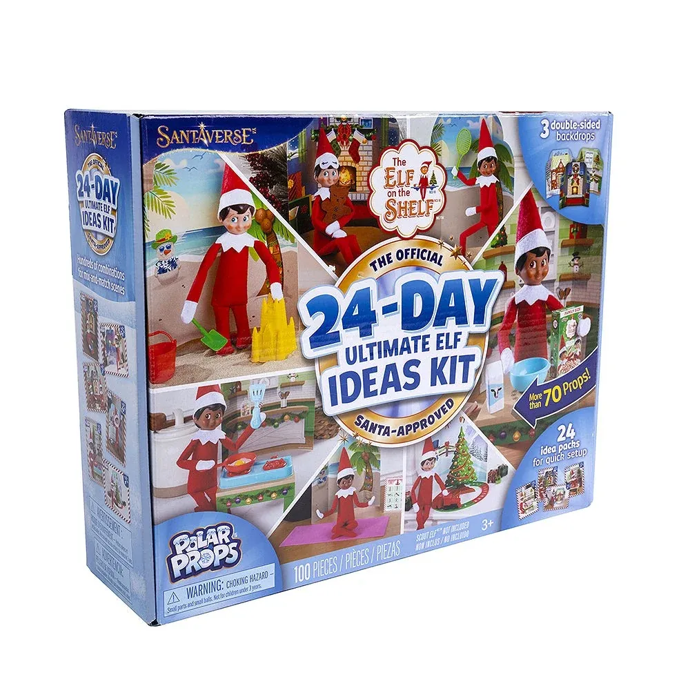 24-Day Ultimate Elf Ideas Kit with Daily Scene Ideas | Polar Props