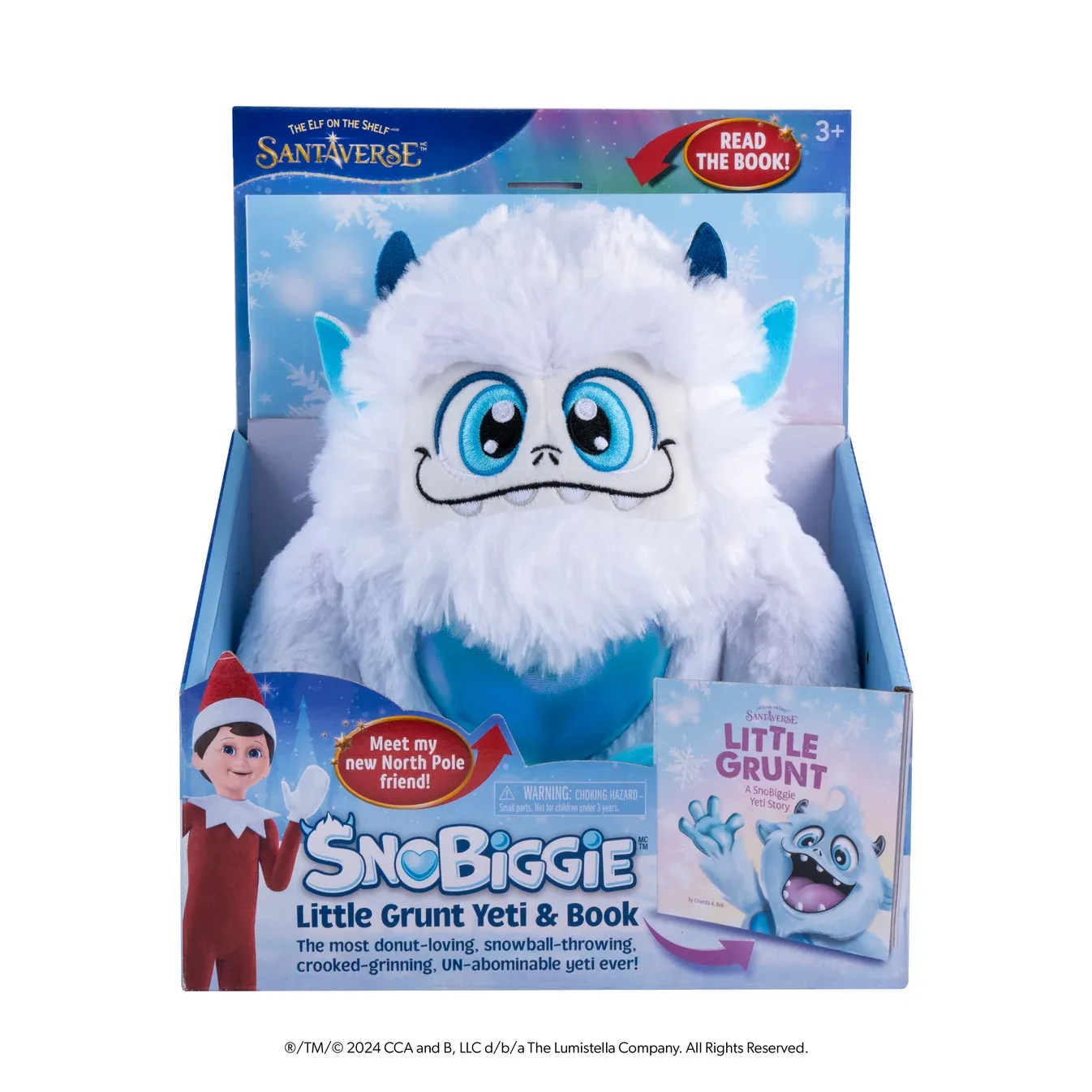 Little Grunt Plush Yeti &amp; Book | Santaverse