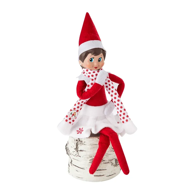 Snowflake Skirt and Scarf for the Scout Elf® | Claus Couture Collection