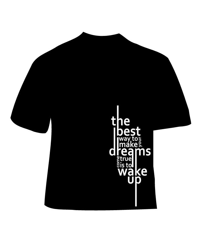 Printed Black T-shirt 1
