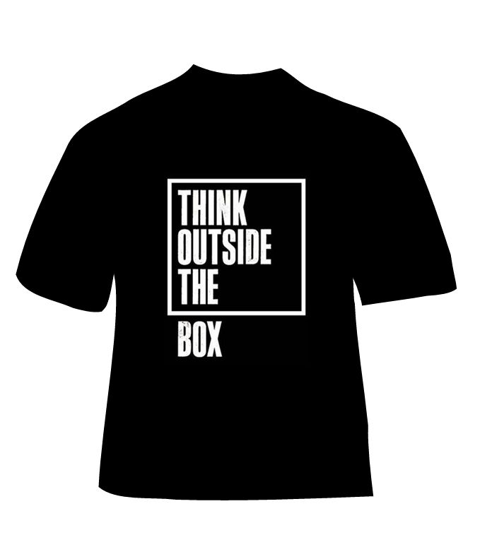 Printed Black T-Shirt 2 (Back)