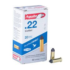 Aguila .22 Colibri 20gr 50 ct Aguila .22 Colibri 20gr 50 ct