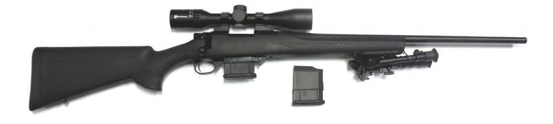 Howa 7.62x39 mini kit BLK bipod/case/scope