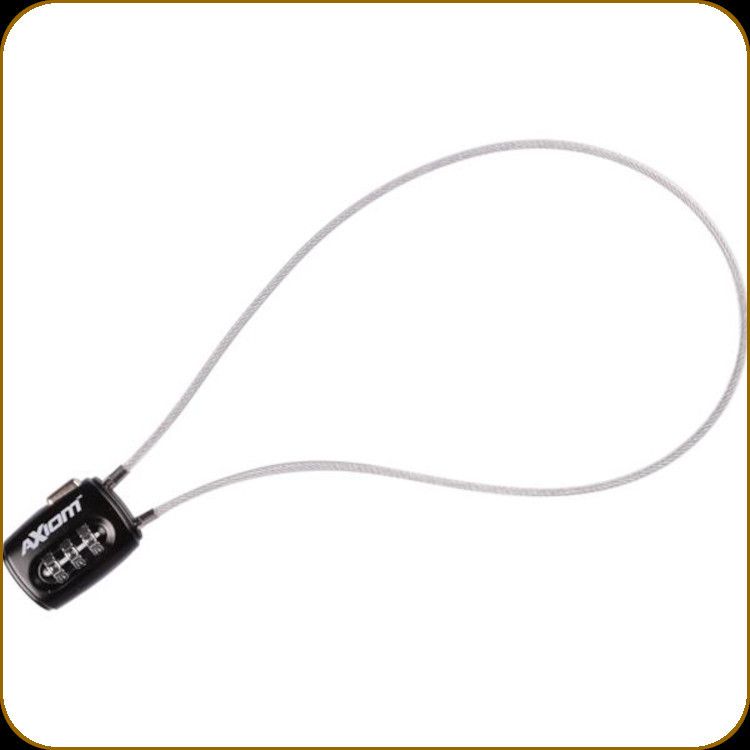 Axiom Security Lock Cable Combo 30cm
