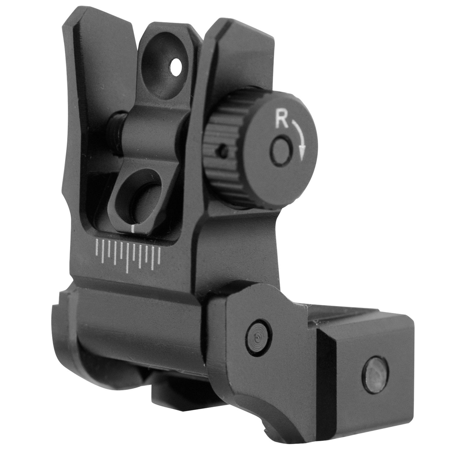 Utg flip up rear sights