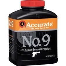 Accurate NO. 9 Smokeless Pistol Propellant Powder 1 LB