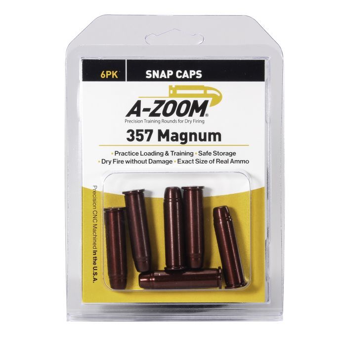 A-Zoom Snap Caps 357 Mag 6pk
