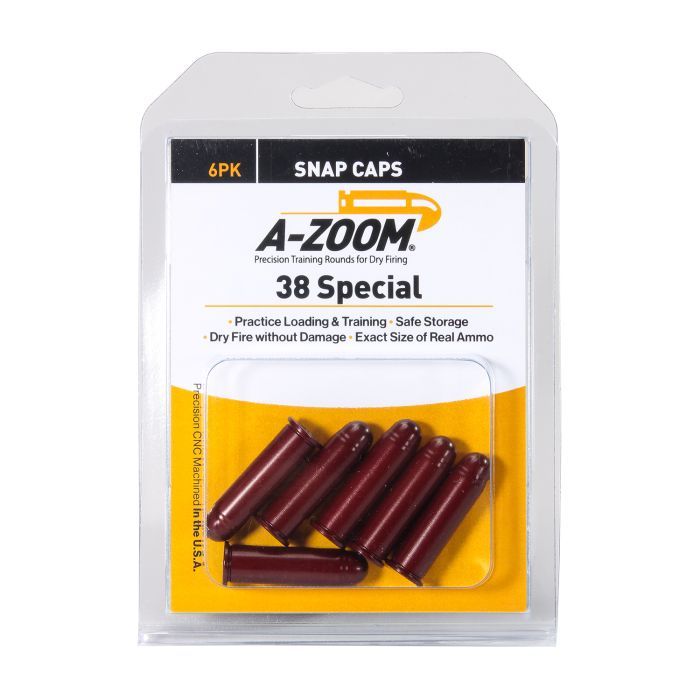 A-Zoom 38 Special Snap Caps 6pk