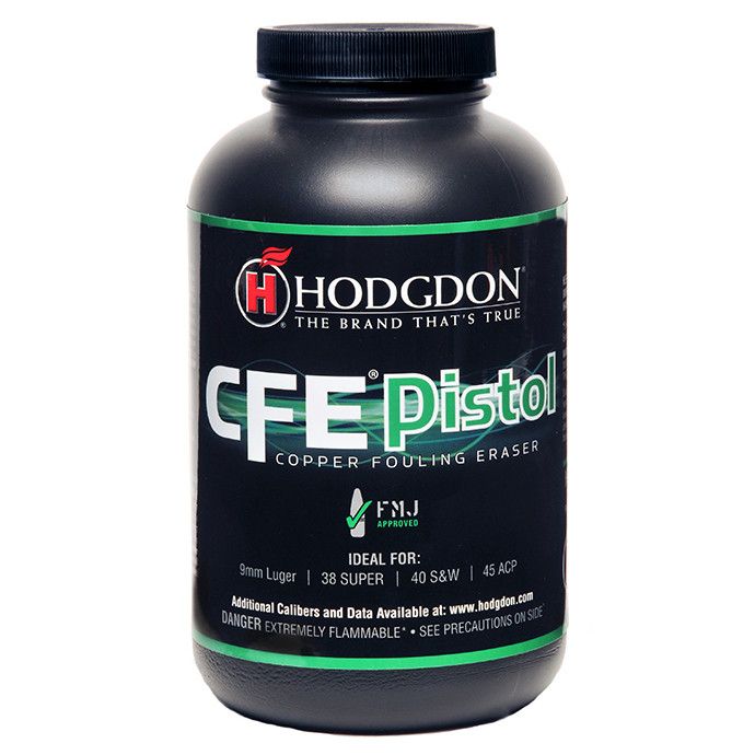 Hodgdon CFE Pistol Copper Fouling Eraser - 9mm Luger 38S 40S&amp;W 45ACP