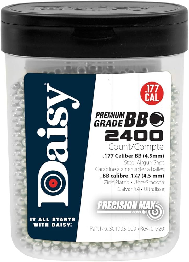 Daisy .177 Cal BB's 4.5mm 2400ct
