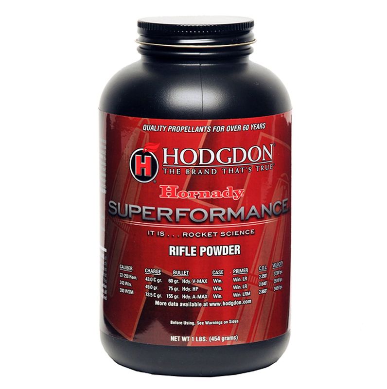 Hodgdon Superformance Smokeless Rifle Powder