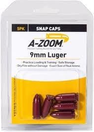 A-Zoom Snap Caps 9mm Luger Pack, 5 Pack
