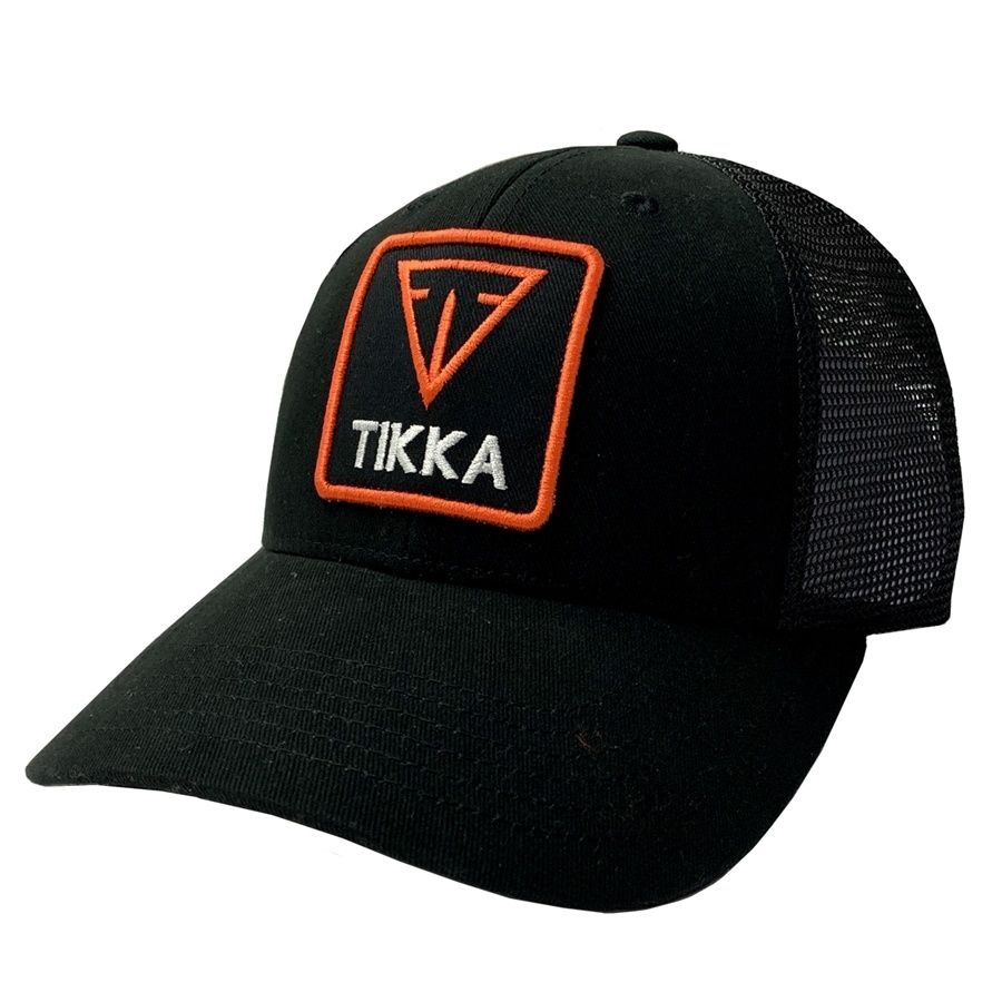 Tikka Trucker Hat Black &amp; Black Mesh