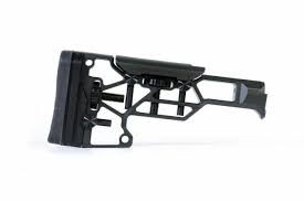 MDT Skeleton Rifle Stock Fixed Interface SRS Short Cerakote Black