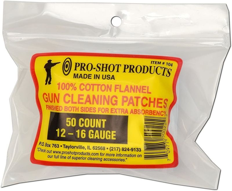 Pro-shot patches 50ct 12-16ga