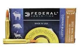 Federal Power-Shok 300 WIN 180Gr Copper, 20/box