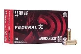 Federal 44 REM MAG 240gr JHP 50 Rounds