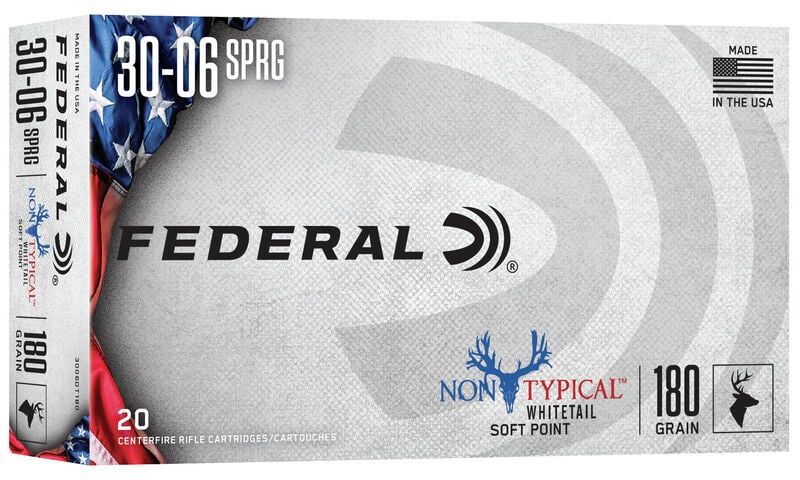 Federal Non-Typical Whitetail 30-06 Spring 180 Grain