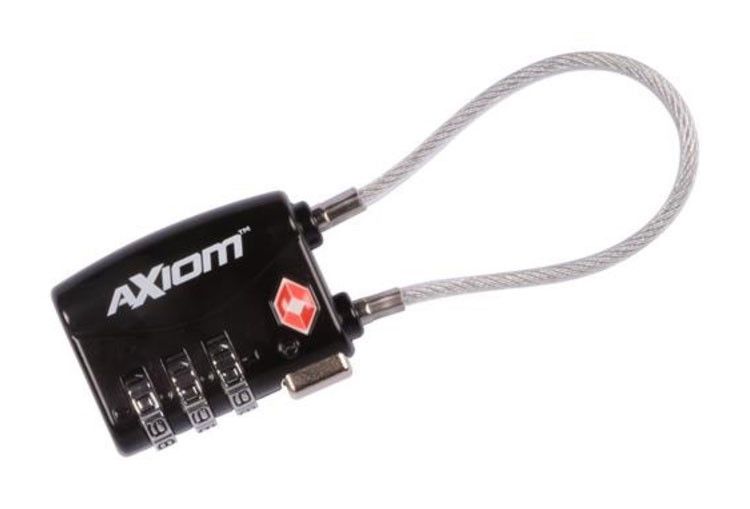 Axiom Xcl9  cable combo lock
