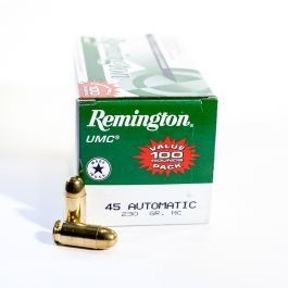 Remington UMC Value Pack 100Rds 45 ACP Pistol Ammo