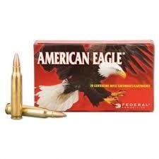 Federal American Eagle 223 Rem 55GR FMJ 100RDS